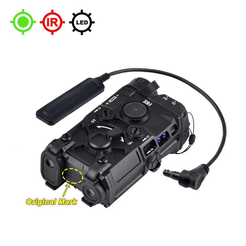 Airsoft CNC IR Laser Sight RAID CQBL PEQ PERST NGAL OGL DBAL IR Device Metal Material  Red, Green, Blue Laser IR Laser 20mm Rail
