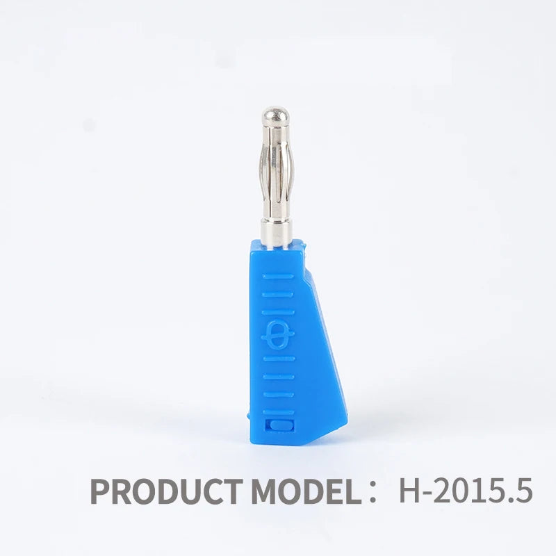 20Pcs 4MM Stackable Banana Plug Electrical Connector, Copper Nickel Plated for DIY Tools and Soldering Applications