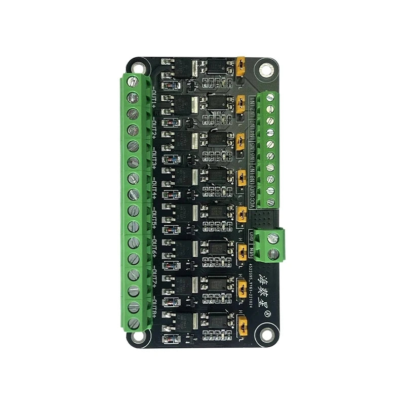 8 Channel MOSFET Module Microcontroller PLC Amplification Field-effect Drive Tube Optocoupler Isolation PWM Control Light Switch
