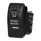12V/24V Marine Rocker Switch Green LED SPST ON-OFF & DPDT ON-OFF-ON Momentary Toggle for 4x4 Off-Road RZR ATV ARB Carling Style