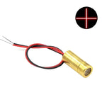 650nm 5mW Red Laser Module Dot/Line/Cross Laser Module Head  Focus Glass Lens, Industrial Grade for DIY