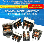 1PCS Common Mode Inductor Filter UU uf 9.8 10.5 10MH 5MH 20MH 30MH For Filter Inductance Pitch 7*8mm Copper Wire