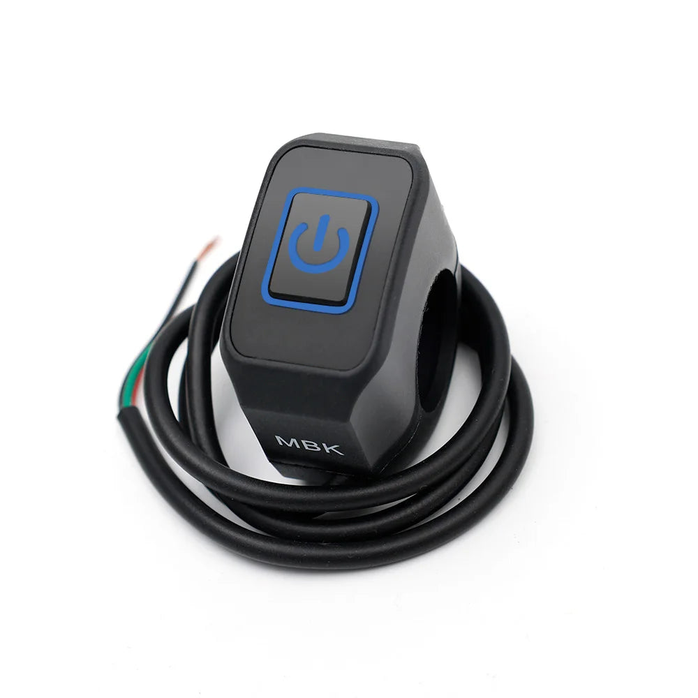 1/2pcs Motorcycle Handlebar Switch ON OFF Headlight Horn Control Modification Switch 22mm Waterproof Button Accessories12V