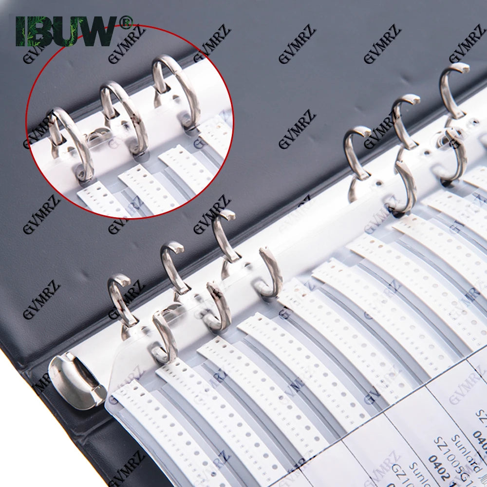 0402 0603 0805 1206 SMD Ferrite Bead Inductance Sample Book Magnetic Laminated Sheet Magnetic Beads Inductance Book Sample Kit