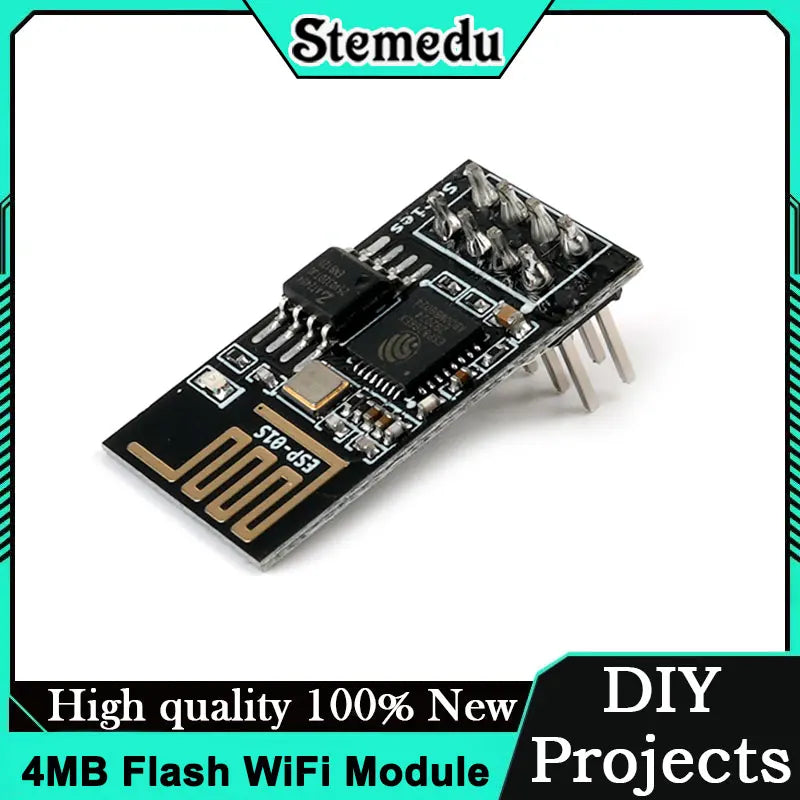 1/2/5/10PCS ESP-01S ESP8266 WiFi Module 4MB Flash 3.3V Serial Wireless Transceiver for Arduino IoT Projects