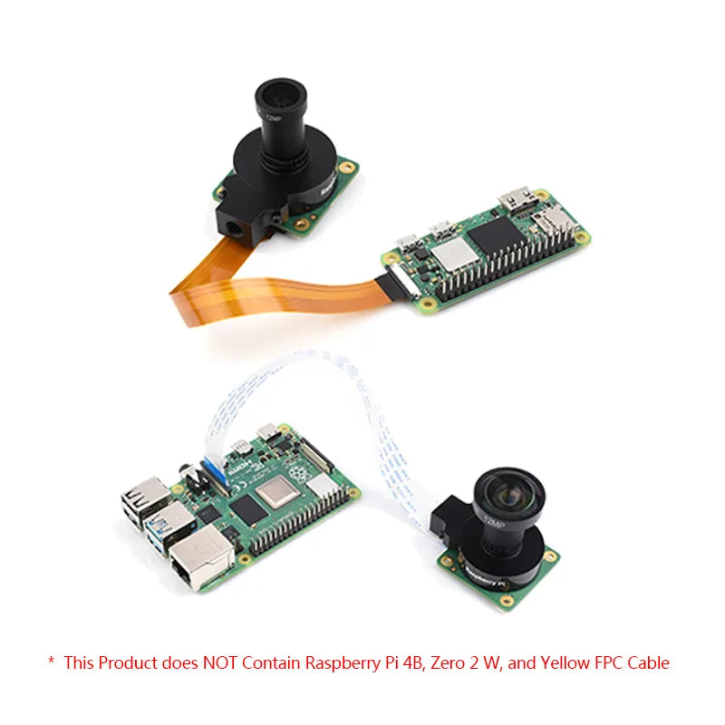 New Original Raspberry Pi High Quality HQ M12 Camera Module 12.3MP IMX477 Sensor, Support for M12-Mount Lens