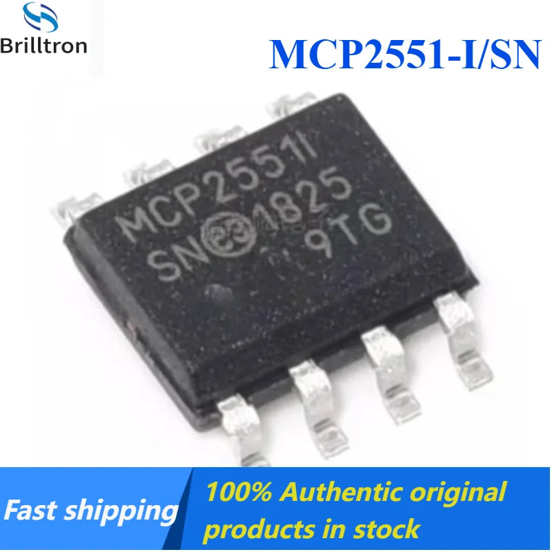 20-50PCS MCP2551-I/SN MCP2551 SOP8 High-Speed Transceiver Chip Brand New Original in Stock , Fast Shipping.