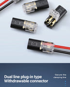 Electric Wire Connector No Stripping Quick Cable Connectors Detachable Automotive Terminal Connector LED Cable Buckle Connector