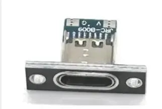 10pcs Type-C USB Jack 3.1 Type-C 2/4 Pin Female Connector Jack Charging Port USB 3.1 Type C Socket with Fixing Plate