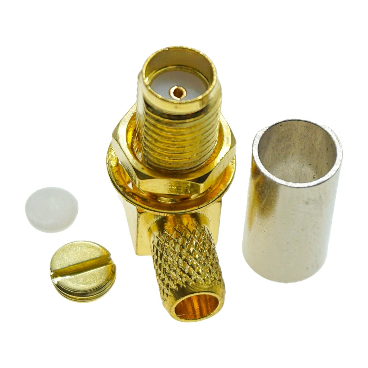 SMA Male Plug SMA Female Jack RPSMA RF Coax Coaxial Connector Crimp right angle LMR100 RG174 RG316 RG58 RG142 RG400 50-3 Cable