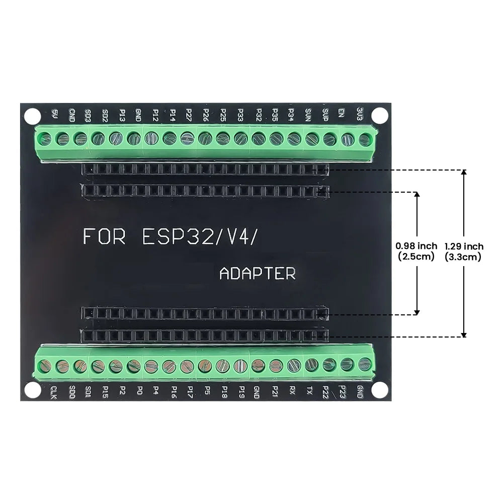 ESP32 ESP8266 Expansion Board Module for ESP32 Development Board 30Pin 38Pin GPIO 1 into 2