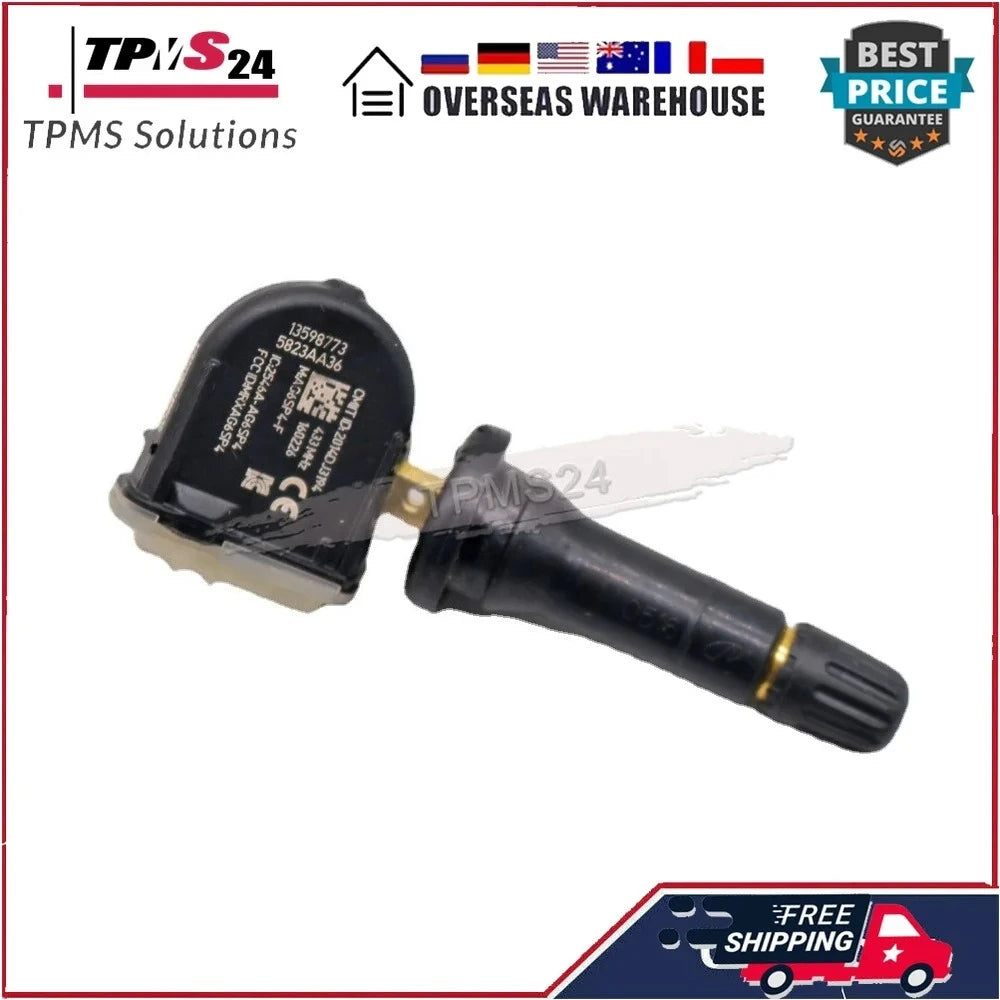 For Buick LaCrosse Regal Cadillac CT6 Chevrolet Camaro Cruze Malibu Volt 433MHz TPMS SENSOR TIRE PRESSURE SENSOR 13598773