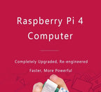Original Raspberry Pi 4 Model B 1GB/2GB/4GB/8GB RAM 64 bit quad core processor 1.5GHz, supports WiFi Bluetooth 5.0