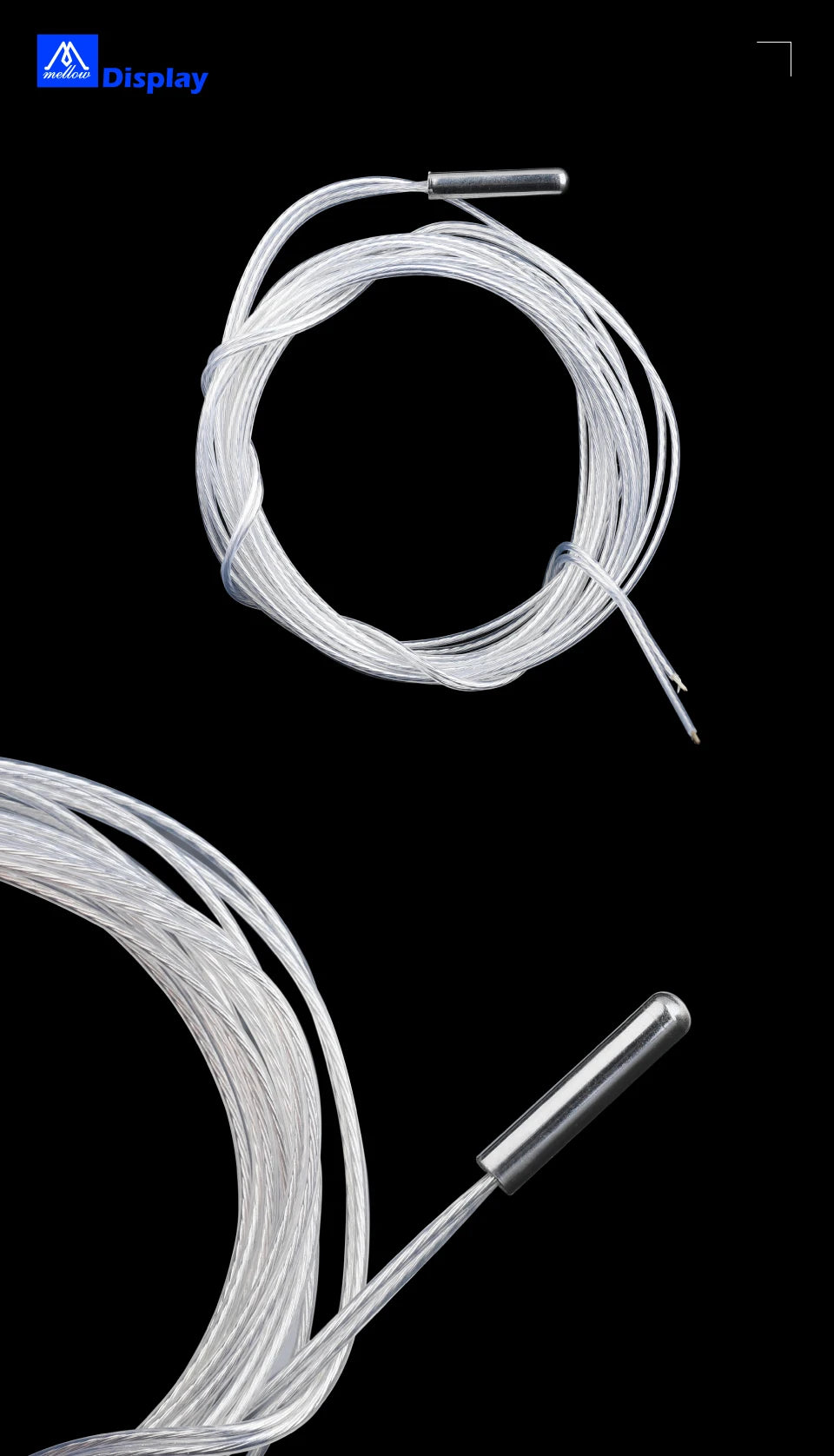 High Temperature Mellow PT1000 Thermistor Cartridge 450 C For Voron Klipper V6 Volcano Dragon Crazy Hotend Heat Block PEEK PEI