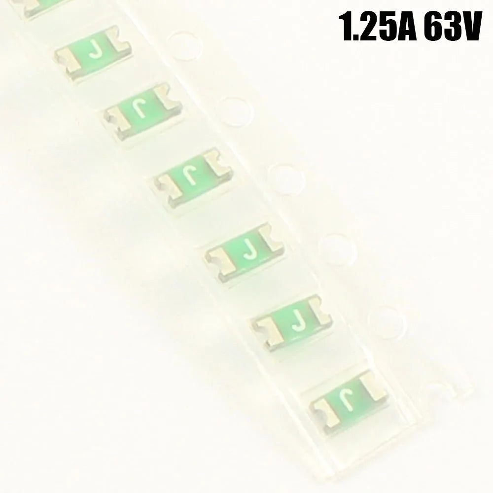 10pcs SMD 1206 3216 Fuse 0.125A 0.2A 0.25A 0.375A 0.5A 0.75A 1A 1.25A 2A 3A 4A 5A 32V 63V 125V 466 LF Very Fast Acting Blow