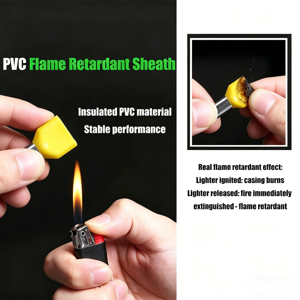 100/700pcs TE Double Wire Tube PVC Insulated Terminal Crimping End Cold Wire Connector Electrical Ferrules Tubular, Double Wire