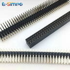 5pcs 2.54mm 3*40P Triple Row Straight 90D Right Angle R/A Breakaway Rohs Gold PCB Male Female Pin Header Connector 3x40pin