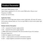 DC 3.7V~27V Optocoupler Isolated Driver Module 4 Channel MOS Tube FET Pulse Trigger Switch Controller Board for Motor LED Light
