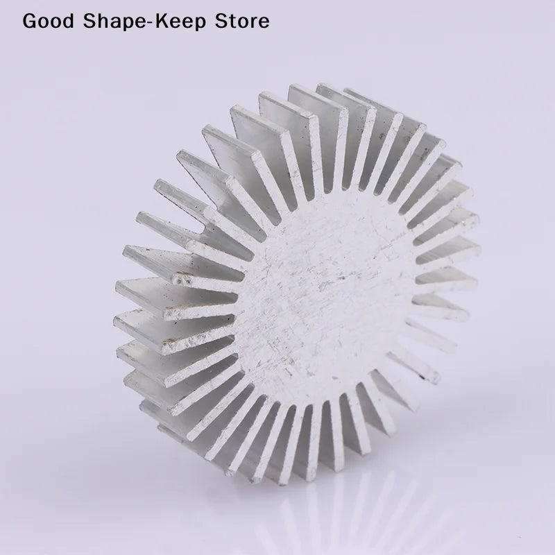 dailyAlloy Aluminum COB Radiator Diameter 50mm 3~7W High Power Led Heatsink Sunflower Solid Radiator Round Daily products