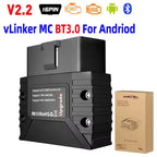 Vgate VLinker MC+ MC V2.2 Bluetooth 4.0 BT3.0 OBD Scanner Car Diagnostic Tools For IOS Android Scanner Auto Tool PK V1.5 ELM327