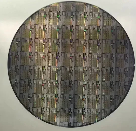 12 Inch CPU Wafer Silicon Science Technology Pendulum Piece Birthday Gift Photoetching Circuit Chip Semiconductor Silicon Wafer