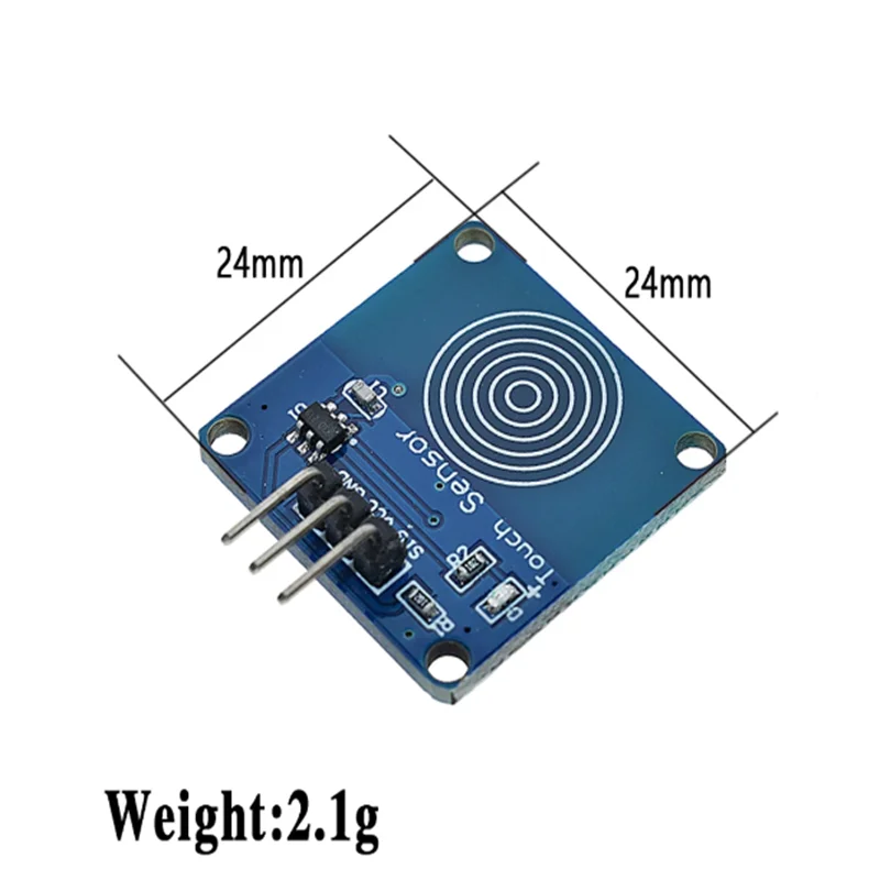 5PCS TTP223 Touch Key Switch Module Touching Button Self-Locking/No-Locking Capacitive Switches Single Channel Reconstruction