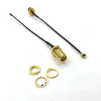 100Pcs-400pcs Brass SMA Nut Bulkhead To  U.FL Female 1.13 Cable Pigtail New