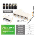 Wire Connector Set Splitter Box With Connector for Audio Auto Moto Lighting System 22-18AWG Led Strip Wire Cable Junction Box