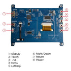 5 Inch IPS LCD HDMI 800 x 480 Capacitive Touch Screen LCD Display, Suitable For Sony PS4/Raspberry Pi/PC
