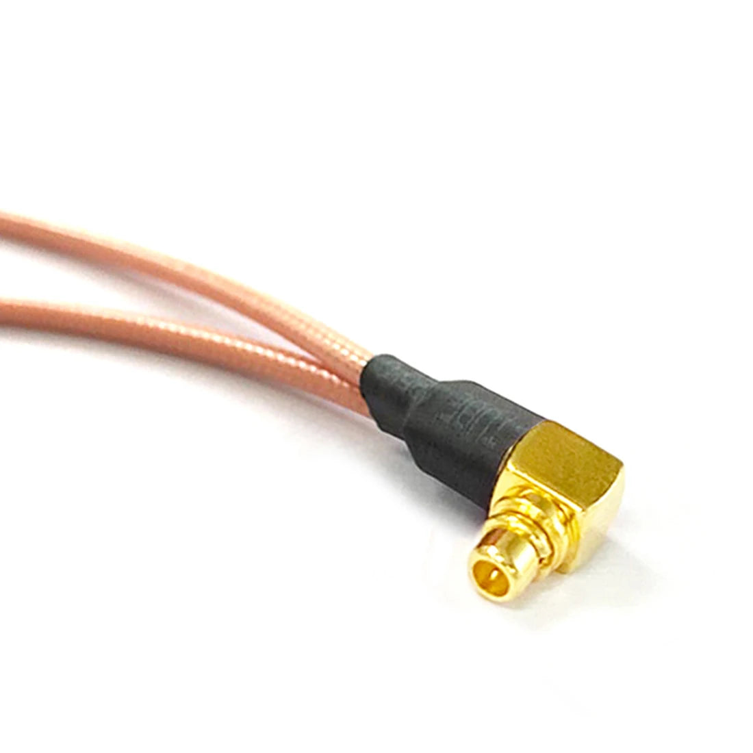 MMCX Male Right Angle to 2X SMA 2-Hole Panel Y Type Splitter Combiner Pigtail Cable 15CM 6" For Wifi Router