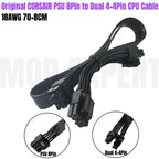 Modular Power Cable for Corsair AX1200 1200W GOLD Power, GPU PCIe 8Pin 6+2, CPU 4+4Pin, SATA, Molex IDE 4Pin, 14+10Pin to 24Pin