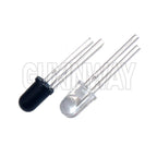 10pairs 3mm 5mm 940nm LEDs Infrared Emitter and IR Receiver Diode F3 F5 Diodes for Arduino DIY