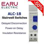 ALC18 Din Rail Mount Staircase Timer Switch 220VAC 16A Mechanical Time Delay Relay Auto-off Timer Corridor Stair Hall Lighting