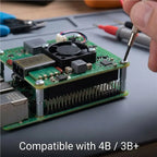 Customer Favorite For Raspberry Pi 4B/3B+ Poe+ HAT Expansion Board With 802.3Af/At Poe+ HAT Cooling Fan