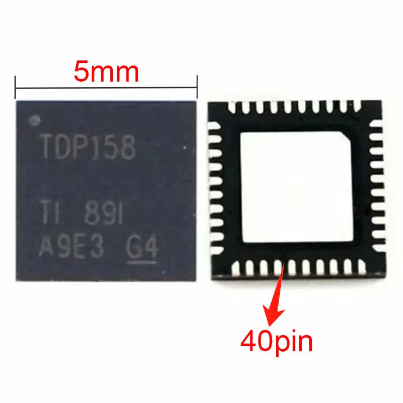 1-5pcs TDP158 75DP159 HDMI IC Retimer for XBOX ONE X ONE S QFN-40 5mm*5mm Console IC Chipset SN75DP159 TDP158RSBR WQFN40