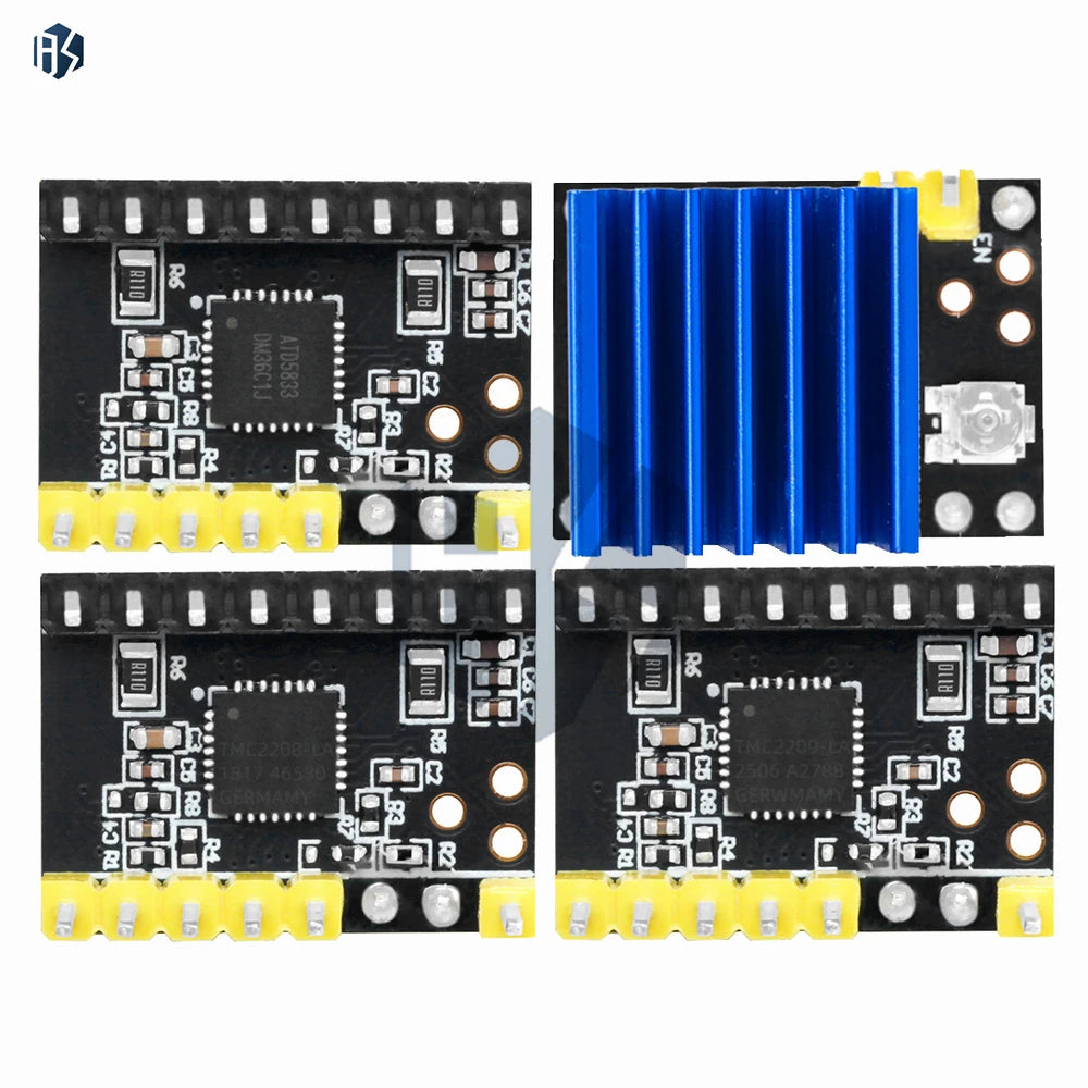 5.5v-28v TMC2130 TMC2209 compatible stepper motor silent driver module 256 subdivision replaces TMC2208 A4988