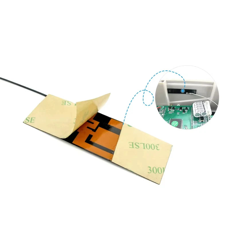 2PCS GSM GPRS 2G 3G LTE 4G Internal FPC Soft Board Antenna Siginal Booster Amplifier MHF1 RG1.13 20cm Cable 8dbi 700-2700MHz