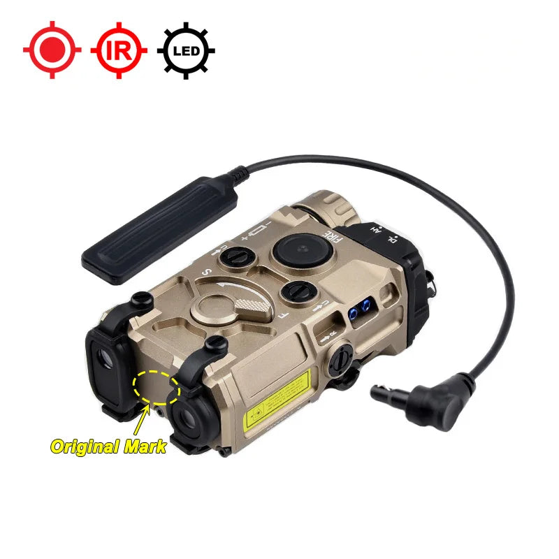 Airsoft CNC IR Laser Sight RAID CQBL PEQ PERST NGAL OGL DBAL IR Device Metal Material  Red, Green, Blue Laser IR Laser 20mm Rail