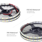 5V 12V 24V LED Light Strip Waterproof SMD 5050 5M Ledstrip 5 12 24 V Volt RGB Tape LED Strip Light For Room Bedroom TV Backlight
