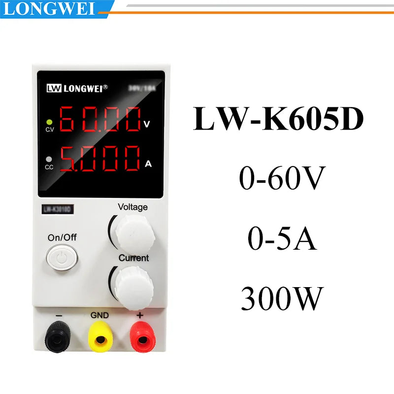 Longwei LW-K3010D 4LED Adjustable DC Power Supply 30V 10A Laboratory Variable Switch Bench Power Supply Stabilized Power Source