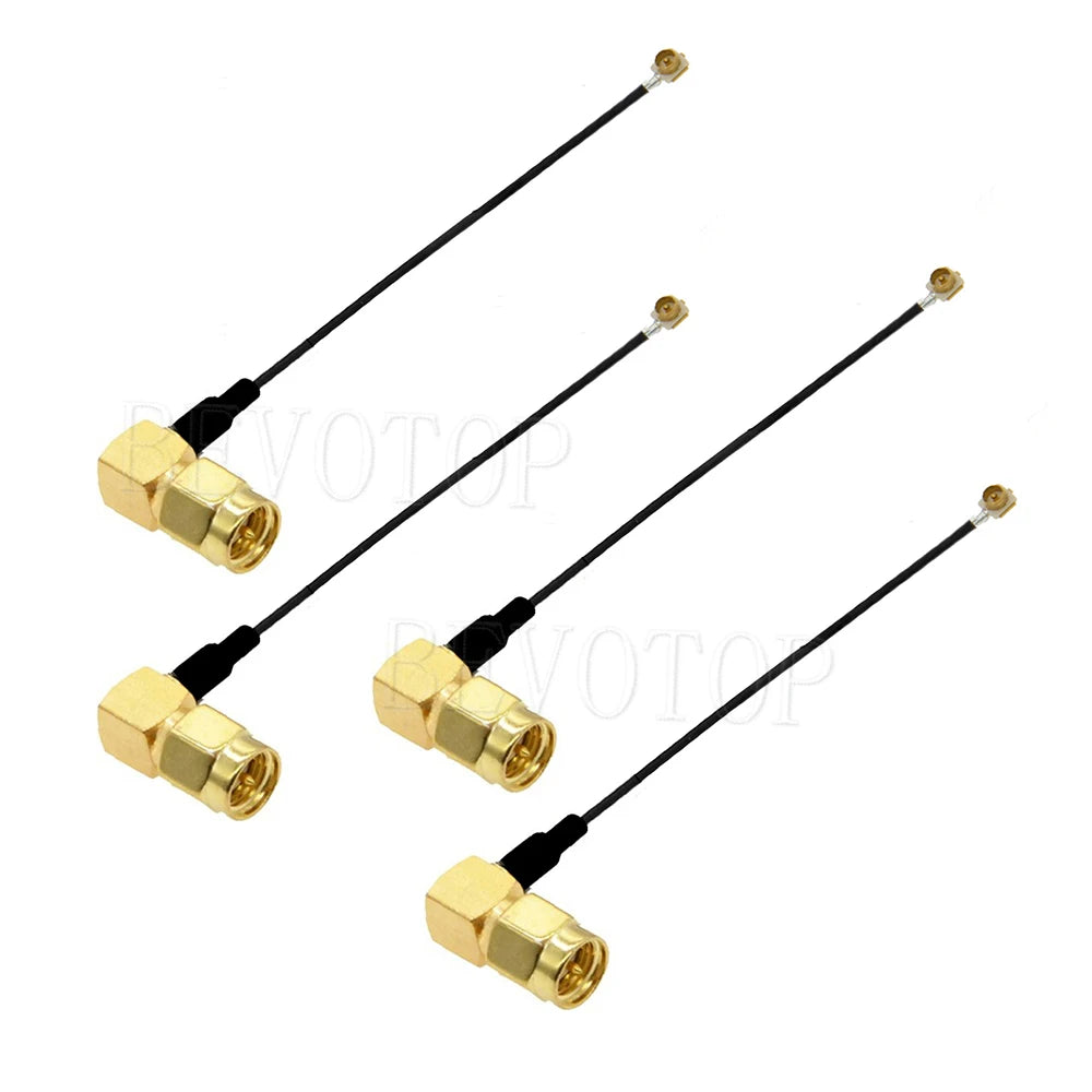 10PCS RF SMA to RF Cable RP-SMA/SMA Female to u.FL/IPX-1 Male Plug Connector WIFI Antenna Jumper RG113 RF1.13 Pigtail