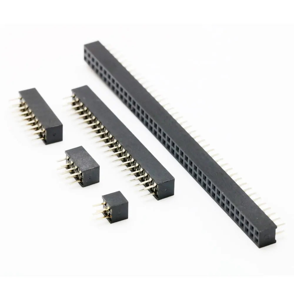 10PCS Pitch 2.0mm Double Row Pin Female Header Socket 2*2P/3/4/5P/6/7/8/ 9/10P/11/12/13/14/15P/16/17/18/20P/40P 80Pin Connector