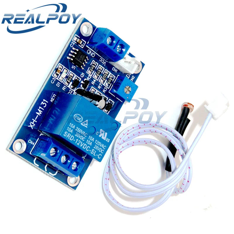 XH-M131 DC 5V/12V/24V  Light Control Switch Photoresistor Relay Module Detection Sensor 10A brightness Automatic Control Module