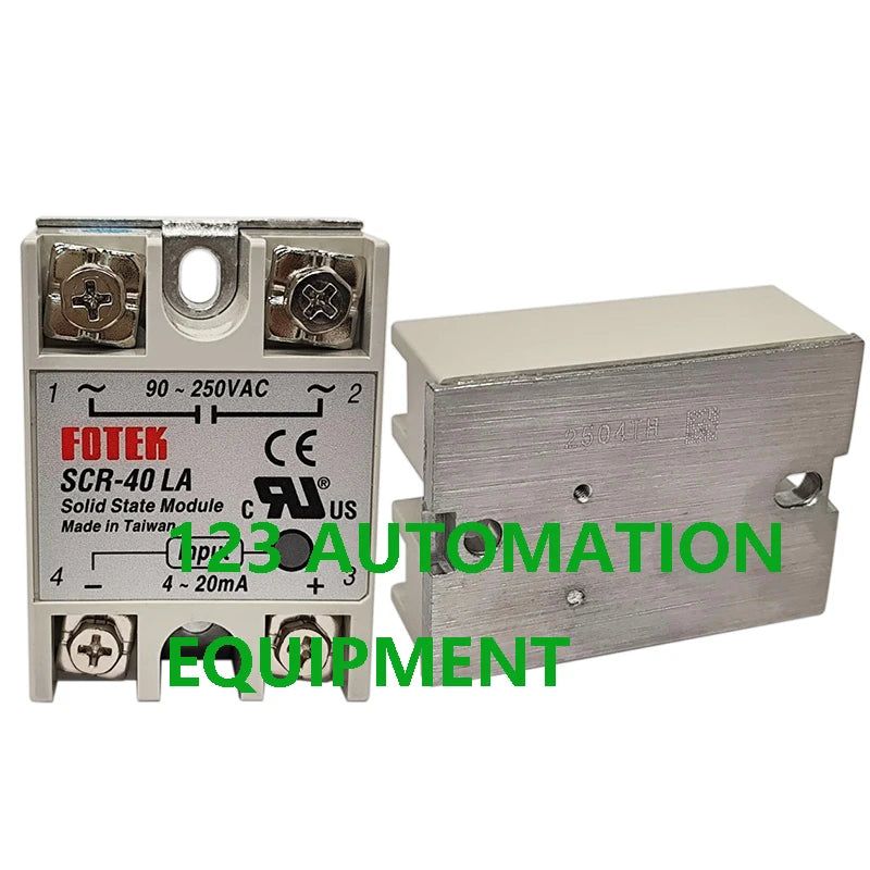Authentic New FOTEK SCR-25LA 40LA 50LA 75LA-H  SCR-25LA 40LA 50LA 75LA Single Phase Solid State Relay SSR Small AC