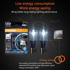 2/4pcs OSRAM T10 W5W LED Bulbs Signal Lamps 6000K White Turn Interior Reading Lights Auto Bulbs Plug&Play 12V LEDriving Advance