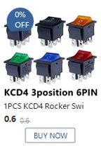 1 PCS,30/40A 250V AC High Current,ON/OFF,Special for Eelding Machine,KCD4,Sterling Silver Point,Rocker Power Button Switches