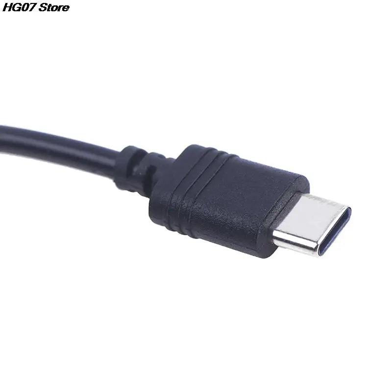 1PC 18cm DC Type-c Female To 5.5*2.1 Female Cables 5521 Power Jack DC Power Conector 5.5x2.1 Adapter USB Type C Converter