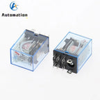 1pcs General Purpose LY2NJ HH62P  Electronic Micro Electromagnetic Relay LED Lamp 10A 8 Pins Coil DPDT DC12V 24V AC110V 220V