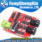 2 Channel Dual H-Bridge DC Motor Driver Module L298N 7A 160W PWM Positive Negative Rotation with Optocoupler Isolation for RC Ca