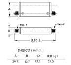 320~400MHz UHF Band Bandpass Filter, SMA Interface